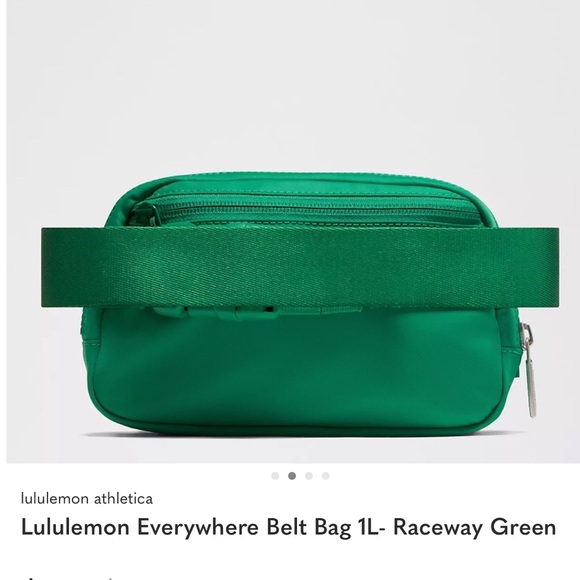 lululemon athletica Belt Bag in Vibrant raceway green NWT - Picture 2 of 10
